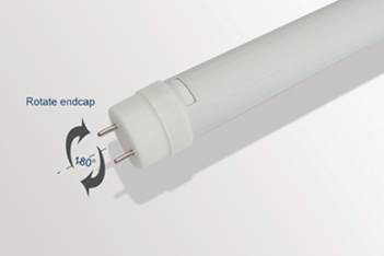 SpektraLED Röhre LED TUBE professional series Allgemeine Produktbeschreibung: - Rotable endcap G (kann in einem Winkel von +/- 90 verdreht werden) - PF > 0.