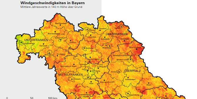 Bayerische Windkraftstrategie Derzeit 410 Anlagen mit