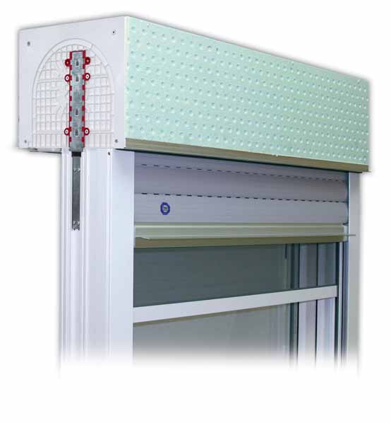 Beim ROKA-TOP-SYSTEM bilden Rollladenkasten und Fenster eine Einheit. 1 Beim ROKA-TOP-SYSTEM bilden Rollladenkasten und Fenster eine Einheit.