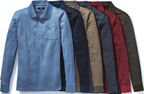 Polo-Shirt 53 % Baumwolle, 47 % Polyester. In verschiedenen Farben. Pfl egeleicht. K7015206 49.99 ** 29.99 HERREN- MODE 5-Pocket-Baumwoll-Stretch In verschiedenen Farben und Inch-Größen. K7015207 79.