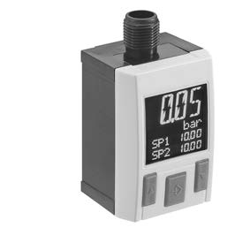 Sensorik Drucksensoren Schaltdruck: - - 2 bar elektronisch Ausgangssignal digital: 2 Ausgänge - Ausgang IO-Link elektr.