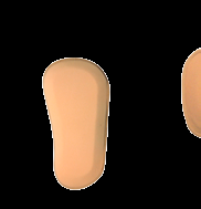 Änderungen / Reperaturen / Pelotten Pelotten Bisgaard Kulissen Links und rechts der Achillessehne und in den Knöchelgruben verwendbar, mit Textilmaterial überzogen.