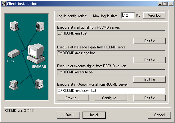 Abbildung 48: RCCMD Client Installation Batch-Dateien 5.1.