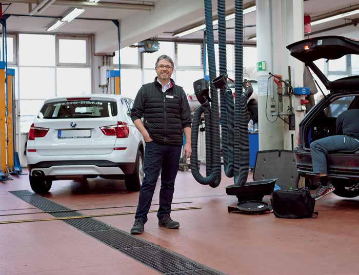 Zur Person: Harald Mack ist seit 1996 Serviceleiter beim Autohaus Briem, dem er seit 1987 treu ist.