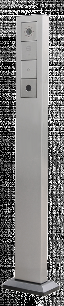 MODULAR STEEL KOMMUNIKATIONSSÄULEN Je nach Anwendungsfall sind für die Modular Steel Türsprechstellen unterschiedliche Kommunikationssäulen lieferbar.