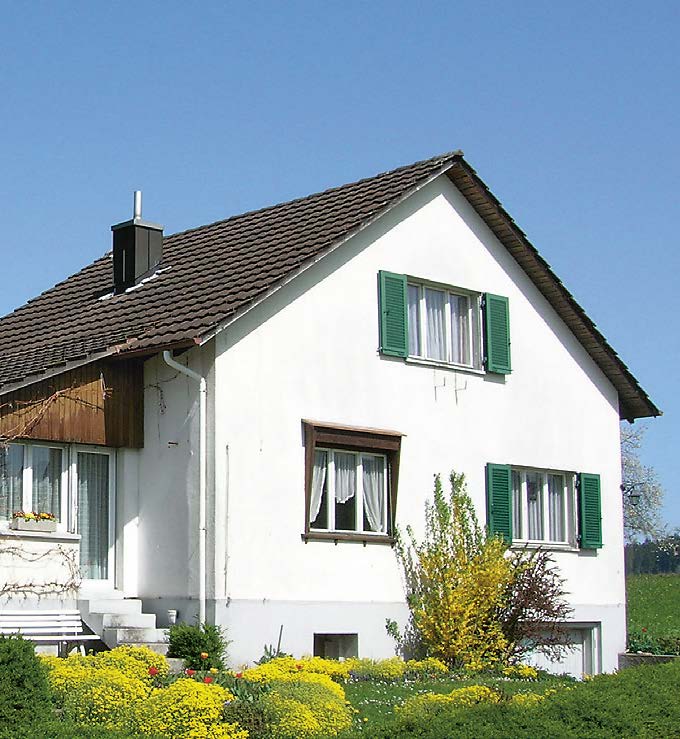 Ausgangslage Einfamilienhaus in Holzständer-Bauweise Das Gebäude wurde 1959 in Gossau erstellt.