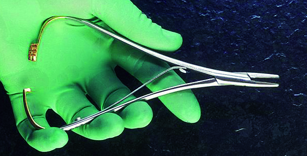 Tuttlinger Qualitätsinstrumente IUP-Fasszange (1:2 Zähne) Maße 45 cm I5 743 Stück / Preis 39,90 Biopsiezange n.