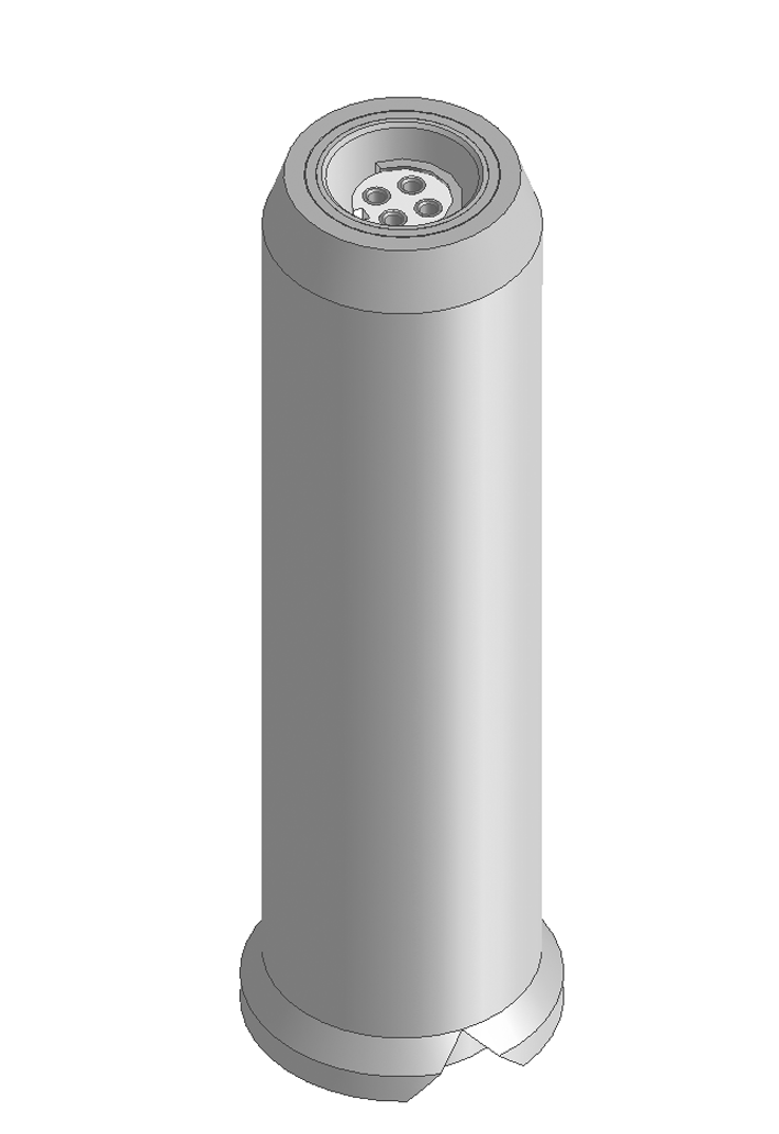 4 mm Gering KABEL: EK--HF/1, EK--007 GEHÄUSE: Außen: Kunststoff (Delrin)/ Innen: Edelstahl mit federnder Prismenführung aus Kunststoff, Gehäuse # 9 DURCHMESSER: 15 mm LÄNGE: 50 mm GEWICHT: 20 g