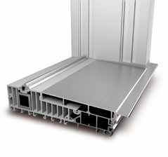 Vorteile standard barrierefrei optimale Wärmedämmung durch 10-Kammer-Konstruktion absolute Barrierefreiheit durch nachrüstbare Trittbleche außen und innen bündig mit der Zarge, optimal zu