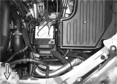 Thermo Top E Corsa C / Tigra B Wasserschläuche verlegen Nur für Fahrzeuge mit Dieselmotor - Fahrzeugeigenen Wasserschlauch () von Motor- Wasseraustritt zum Wärmetauscher-Wassereintritt am