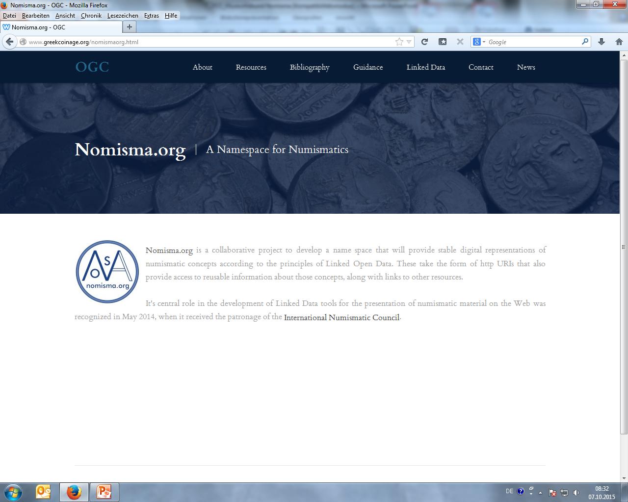 www.numismatics.org numismatics.org/onlineresources/onlineresources seit 2010, z.z. knapp 6.000 ids, darunter: 1.