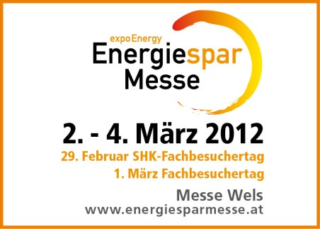 ENERGIESPARMESSE 2012 Internationale Fachmesse für Energieeffizienz und Ökoenergie Datenblatt 3 Messebereiche Baumat & Gebäude-tech Heiz- & Energie-tech Wasser- & Sanitär-tech Messezeitraum 29.