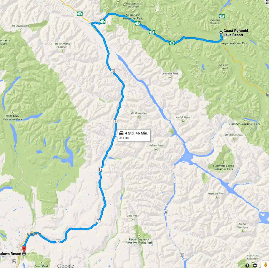 Mt. Robsen Provincial Park Kanada 2015 99 Abzweig bei Tete