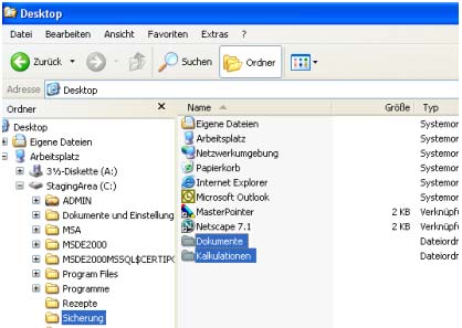Der Windows Explorer 11.2 Stand bye es wird von A nach B verschoben Die Arbeit mit dem Explorer 18 gestaltet sich eigentlich recht angenehm.