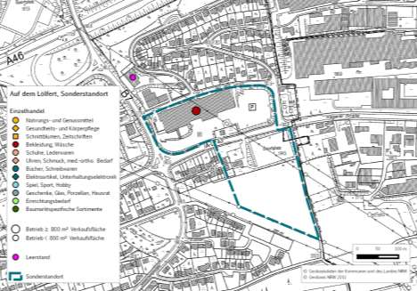 6.3.13 Sonderstandort KAUFLAND (Auf dem Lölfert) Der Sonderstandort KAUFLAND befindet sich im Stadtteil Hohenlimburg in verkehrsorientierter Lage.