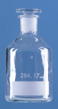 Analytische Apparate Sauerstoffflasche nach Winkler Sauerstoffflaschen nach Winkler Zur Bestimmung des im Wasser gelösten Sauerstoffs.
