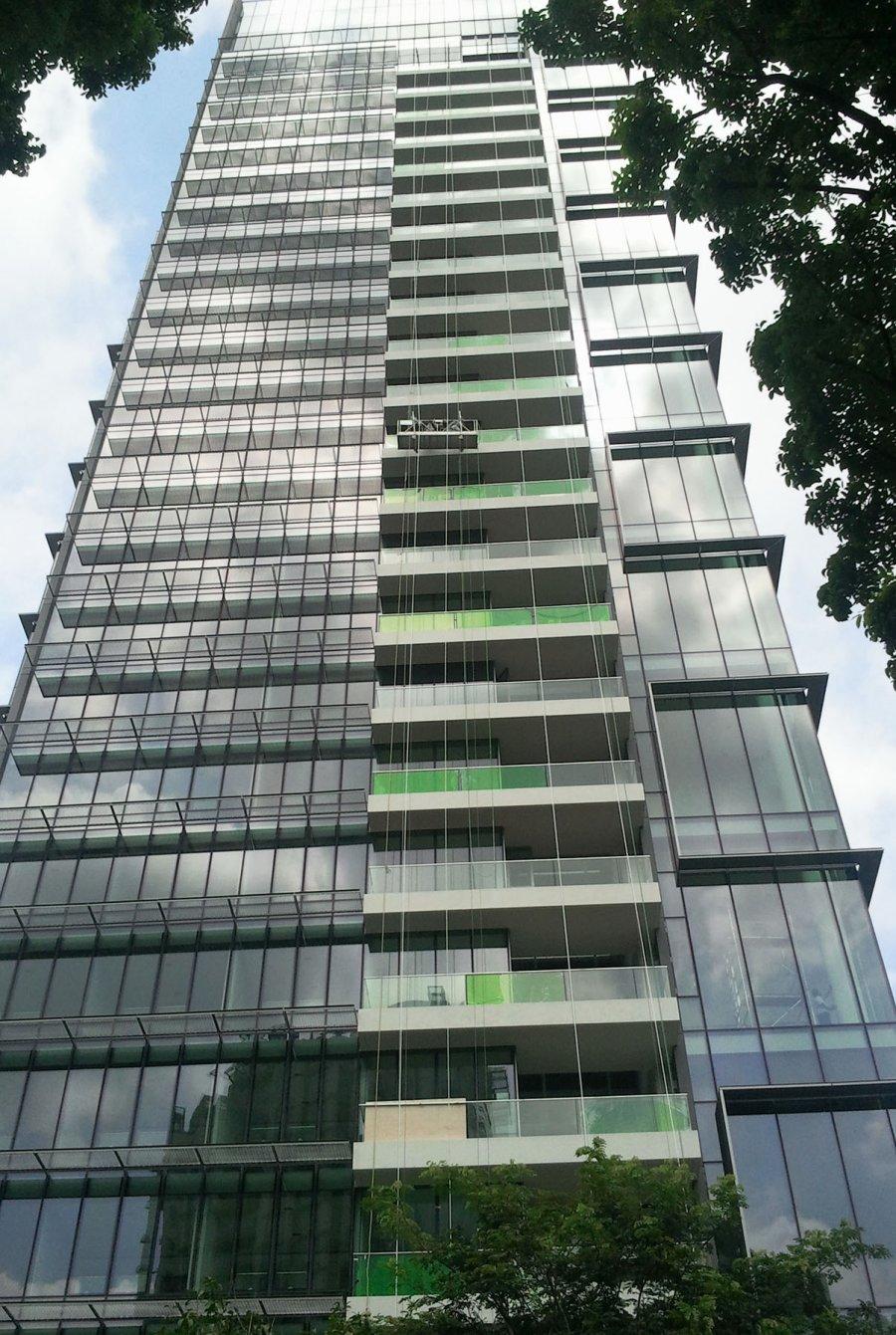 Bautafel The Marq, Appartement-Komplex Objektadresse : The Marq, 8 Paterson Hill, Singapore 238567 / The Marq, 8A Paterson Hill, Singapore 238568 Bauherr : SC Global Developments Pte Ltd