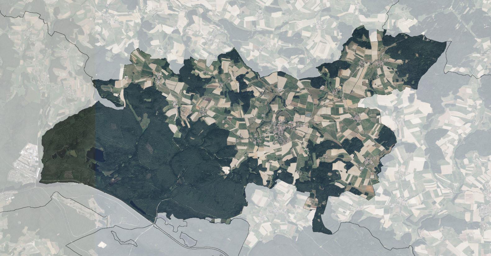 Allgemeine Daten zum Betrachtungsgebiet 2.2 Flächenverteilung Das Betrachtungsgebiet (Abbildung 3) erstreckt sich über eine Gesamtfläche von 4.729 Hektar.