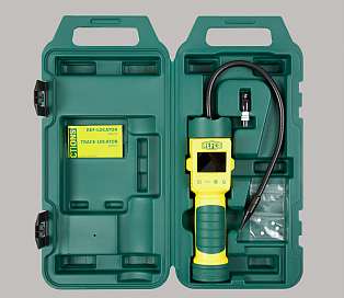 90 Electronic Leak Detectors Elektronische Lecksuchgeräte REF-LOCATOR REF-LOCATOR The requirements for leak detectors are constantly increasing and in order to keep up with the newest developments