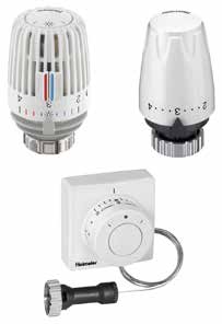IMI HEIMEIER / Thermostat-Köpfe und Heizkörperventile / Thermostat-Köpfe Übersicht Thermostat-Köpfe Übersicht Thermostat-Köpfe werden zur Einzelraumtemperaturregelung an z. B.