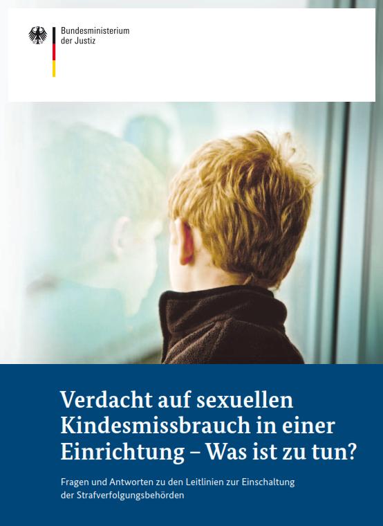 Kooperation Ermittlungsbehörden Wenige zuständige Personen > anonyme Beratung zur Absprache des Vorgehens möglich Abhängig von der Schwere der Tat > sehr schnelle Reaktion keine Anklage, wenn