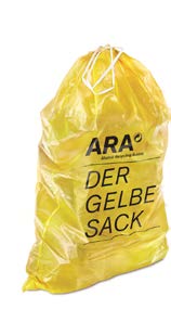 Entsorgung von Leichtverpackungen Die Firma Häusle GmbH ist seit 1995 Partner der Altstoffrecycling Austria (ARA).