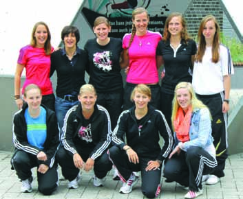 M it einer starken Gruppe vertraten die niedersächsischen Schiedsrichterinnen die Farben des NFV beim DFB-Lehrgang in der Sportschule Kaiserau.