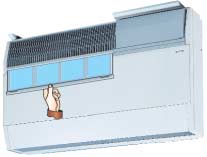 TH 3042 CO ELEKTROHEIZUNG (Zubehör) Die Elektroheizbatterien sind gegen jeglichen ungewöhnlichen Temperaturanstieg durch einen eingebauten Thermostat mit Handentriegelung und positivem Schutz