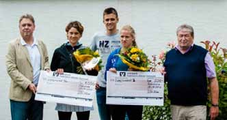 20.07.2014, Sieger und Platzierte des internationalen Heinz-Weritz-Seniorenturniers; v. l.