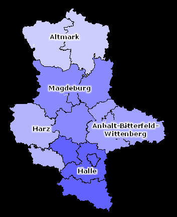 3.3 Regionale Planungsgemeinschaften - Vorrang- und Eignungsgebiete Für die regionale Raumplanung im Land Sachsen-Anhalt sind fünf Regionale Planungsgemeinschaften (RPG) eingerichtet wurden.