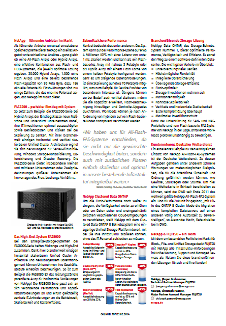 Bettlektüre 1 Channel Topics 2-2014: Unified Storage