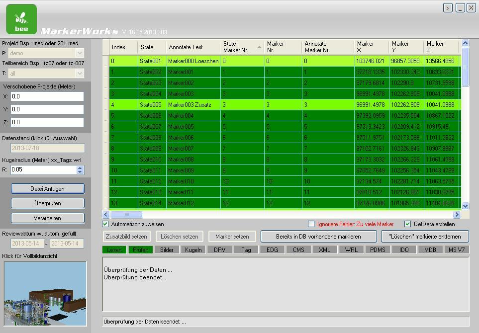 bee - eine Software zur Integration von VR im Planungsund Montageprozess bee Main Admin bee CAD2VR PDS2VR PDMS2VR SP3D2VR MSV8x2VR ACAD2VR bee Media