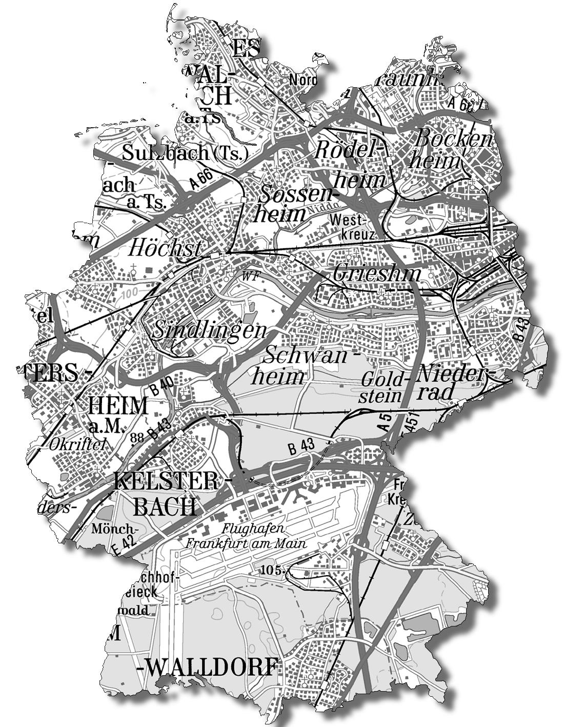 Digitale Topographische Karte 1 : DTK Stand der