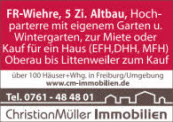 6 P R I V A T Freiburger Wochenbericht. Mittwoch, 23.