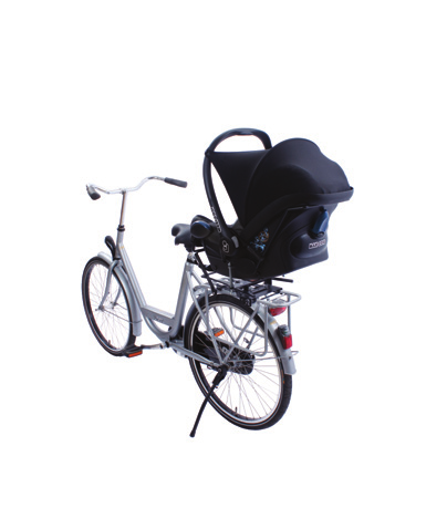 BABY - MIT KORB - MIT KORB HELMA FUßRASTEN ZUBEHÖR FÜR DAS FAHRRAD Sicherer Transport des Babys mit dem Fahrrad (ab 4 Monaten). Mit Federgestell.