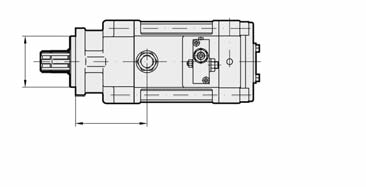 Sunfab Axialkolben-Verstellpumpe Die Pumpen der Baureihe Sunfab SVH sind variable Axialkolbenpumpen und wurden speziell für LS System und für den Anbau am Nebenabtrieb des LKW entwickelt.