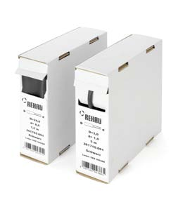 RAUCROSS DSNK-box RAUCROSS Schrumpfschlauch-Box, praktische Kleinspulen im Spenderkarton - mit Kleberbeschichtung - schnell schrumpfend - leicht abrollbar - Restmengen bleiben geschützt ELV RoHs 3 :