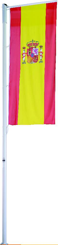 ohne Sockel Kleine Tischflagge Kroatien 10x15 cm "Basic" mit PVC-Mast 