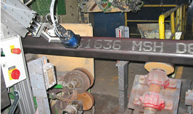 Kennzeichnung von Metall Beschriftung von Stahlrohren Kennzeichnung von Aluminiumplatten Kennzeichnung von Kantrohren Beschriftung von Doppel-T-Trägern