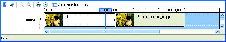Videomaterial digital bearbeiten 7 Es öffnet sich das Dialogfenster Bild speichern unter. Hier geben Sie einen Dateinamen ein und klicken dann Speichern.