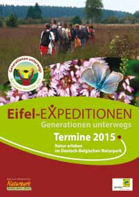 Hellenthal aktuell 29 Eifel-Expeditionen 2015 erschienen Der beliebte Veranstaltungs- Katalog des Naturparks Hohes Venn-Eifel ist wieder erschienen.