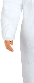 ZUBEHÖR Polypropylen Schutzoverall Schutzklasse PSA Kategorie I 50g/m² atmungsaktiv Gesichtsgummi zur optimalen Anpassung der Kapuze Gummizug in der Taille Gummizug an Arm- und Beinabschlüssen