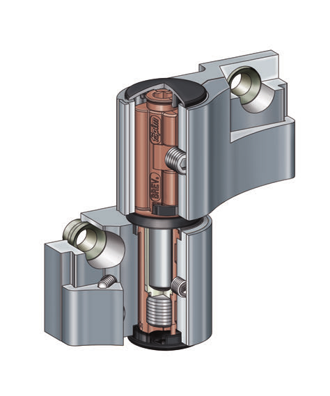 Performance Performance Leistung Performantie 性能 Loira+ is the two and three-leaf door hinge range totally renewed in design, with advanced know-how and patented, combining the advantages of the old