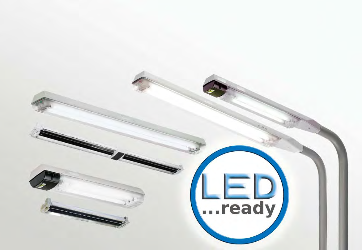 ExLeader 14_388_LG July 31 2014 Additional information to the market launch ellk 92 LED 400/800: Pre-equipping with ellk 92 LED ready luminaires During the introduction phase of the new linear Ex-LED