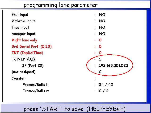 2.1. Scorer Die OPTIKA Scorer müssen die optionale TCP/IP Erweiterung aufweisen und so konfiguriert werden, dass jeder Scorer über eine eigene statische IP Adresse verfügt: (Fig.