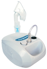 Apparate für die Inhalations-Apitherapie mit Aerosolen: Die Geräte für die Inhalations-Apitherapie mit Aerosolen zerstäuben Flüssigkeiten zu mikroskopisch kleinen Tröpfchen (0,5 bis 6 Mikrometer).