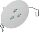 LED-Sicherheitsleuchte zur Ausleuchtung von Flucht- und Rettungswegen nach DIN 4844 Leuchte lieferbar als: - zum Anschluss an Gruppen-, Zentralbatterieanlagen RAU Ein-/Aufbauleuchte Typenbezeichnung