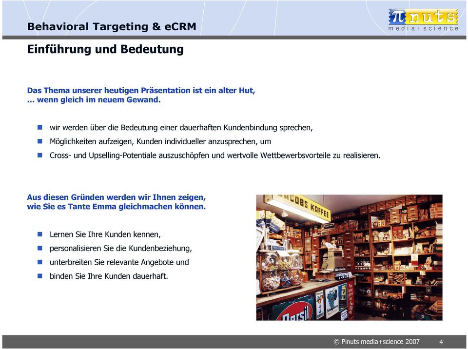 Behavioral Targeting Ecrm Vortrag Zur 13 Reddot Usergroup Tagung