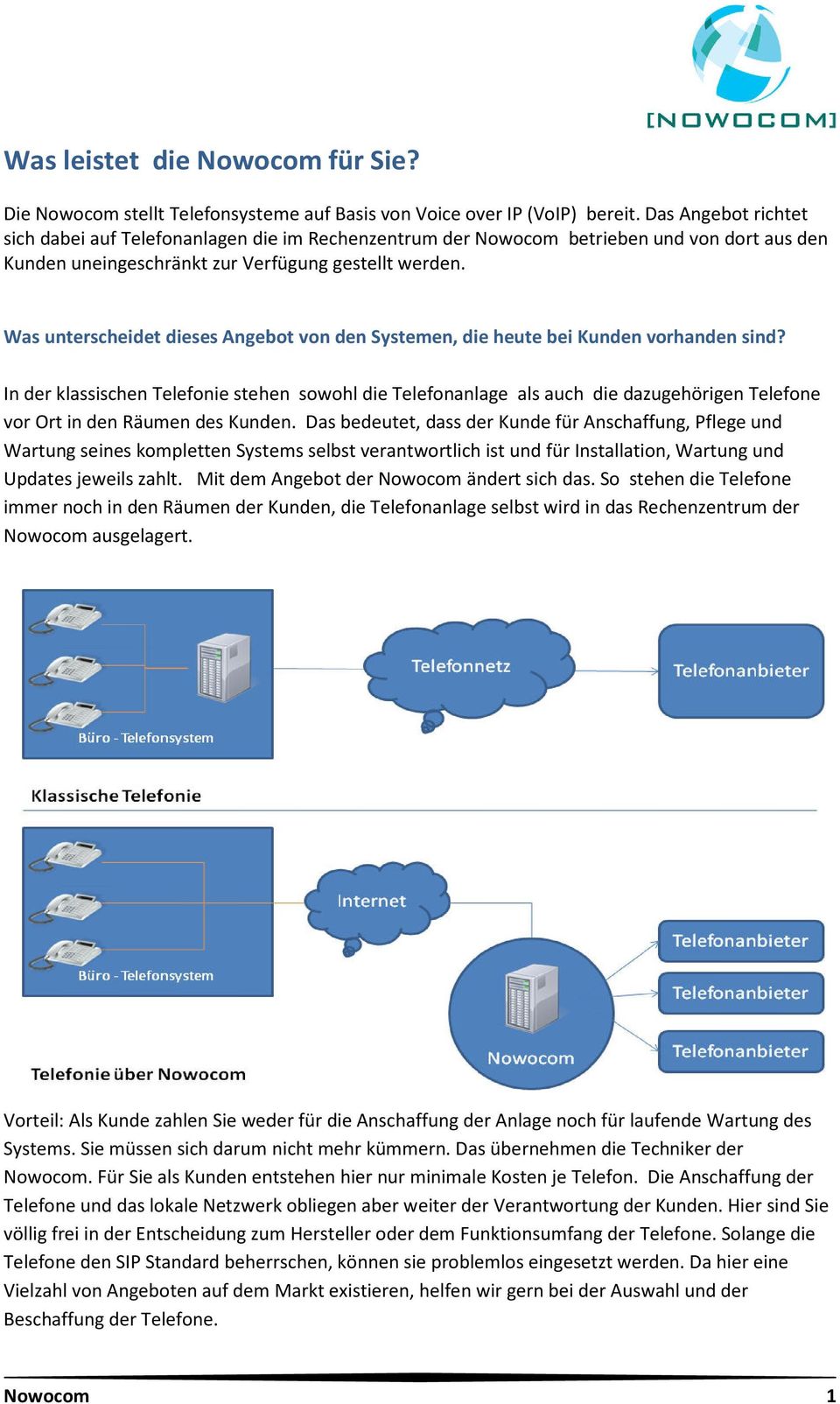 Was unterscheidet dieses Angebot von den Systemen, die heute bei Kunden vorhanden sind?