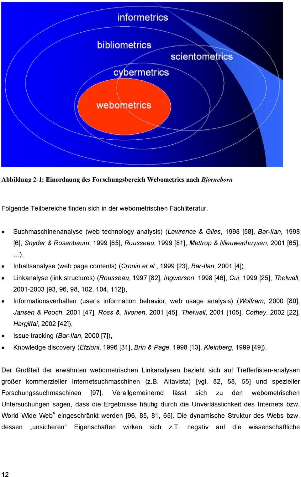 Inhaltsanalyse (web page contents) (Cronin et al.